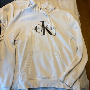 Calvin Klein White Hoodie for Men